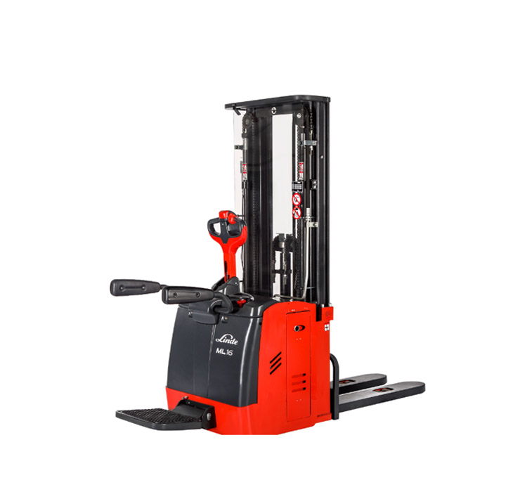 Самоходный штабелер с электроподъёмом Linde ML16AP